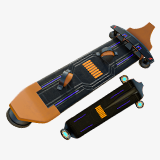 Sci Fi Hoverboard 08 URP HDRP Textures