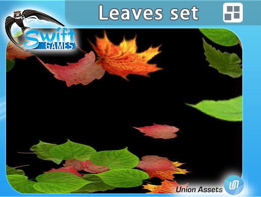 Unity Leaf Leaves Particle Set | 環境系 | Unity Asset Store