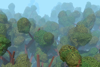 Trees generator - low poly trees