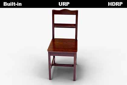 Elegant Wooden Chair – Realistic Furniture 3D Model