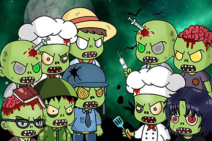 Zombie Apocalypse Squad 2D – Animated Character Crew Pack