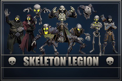 Prototype Stylized Skeleton Legion
