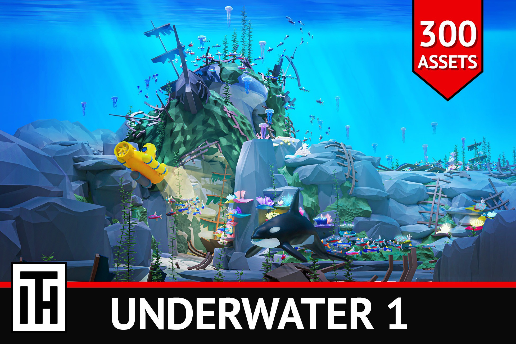 Underwater World 1 3d Environments Unity Asset Store Underwater World 1 3d Environments Unity Asset Store