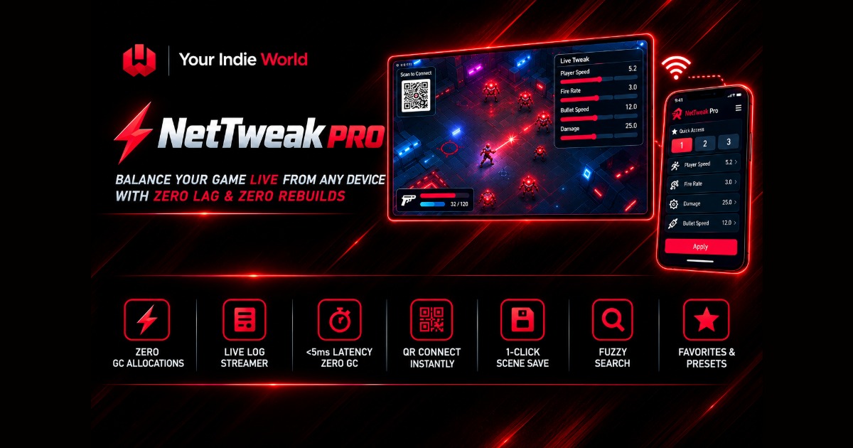 NetTweak Pro - Remote Game Balancing & Runtime Debug Station ...