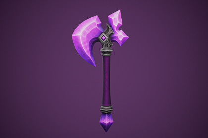Magic Axe - Game Ready Weapon
