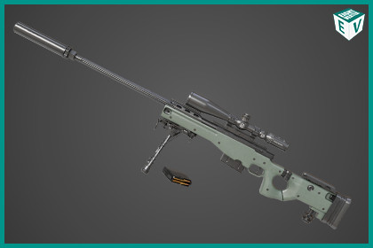 Sniper Rifle 03 Green URP HDRP Textures