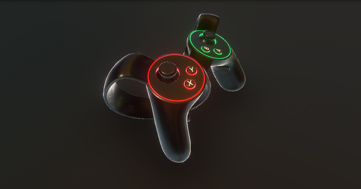 Oculus Rift Touch VR Controller Pack PBR | 3D Tools | Unity Asset Store