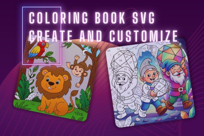 Coloring Book SVG - Create And Customize