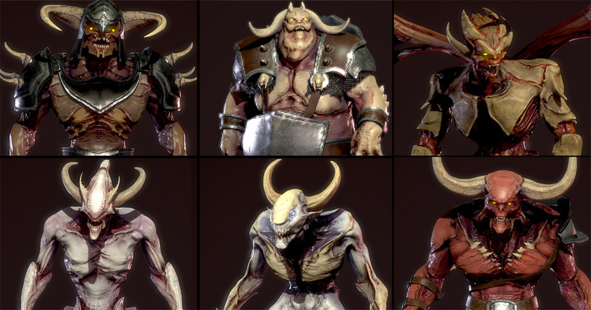 Demon horror pack | Characters | Unity Asset Store