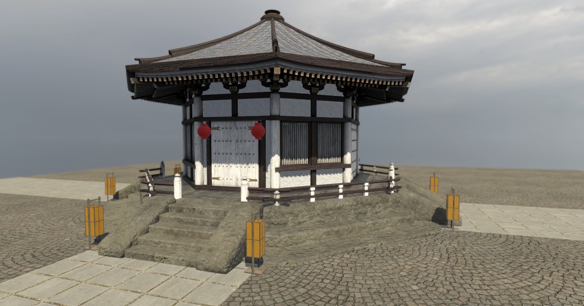 Asian Temple | 3D Historic | Unity Asset Store
