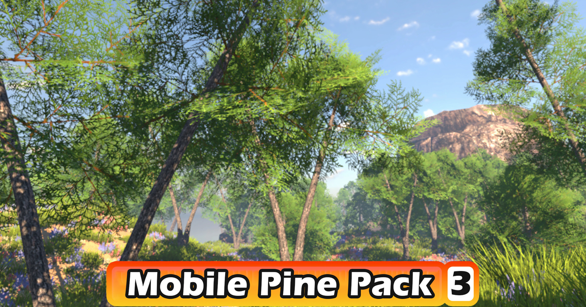 Mobile Pine Tree Pack #3 | 3D Trees | Unity Asset Store