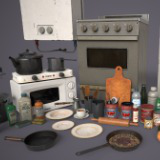 Retro Kitchen Props