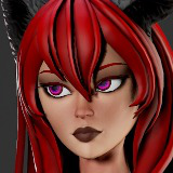 Stylized Werewolf Girl