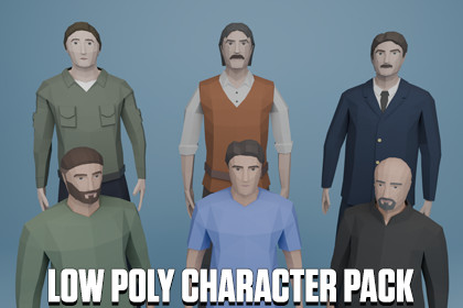 Low Poly Character Pack Rigged