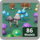 PIDI COSY: Stylized Mushrooms Vol 3