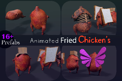 Fried Chicken 3D – Animated Character