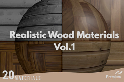 Essential Realistic Wood Materials Vol 1