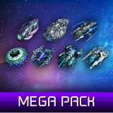 3D Spaceships MEGA Pack #6m