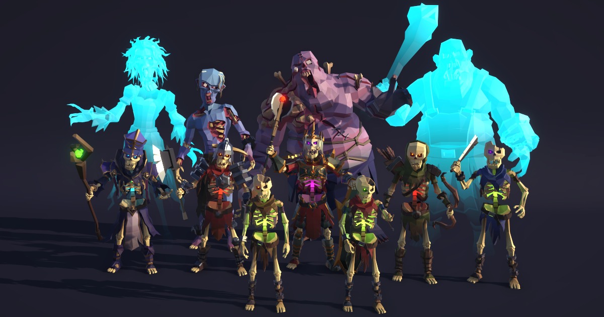 Unity Polygon Character Polygon Characters_Undead | 캐릭터 | Unity Asset Store