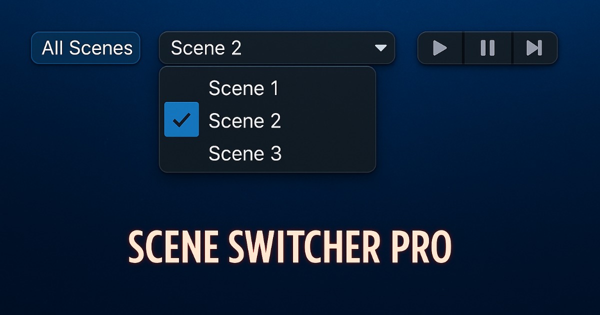 Video Switcher Gui Scene Switcher Pro | GUI Tools | Unity Asset Store