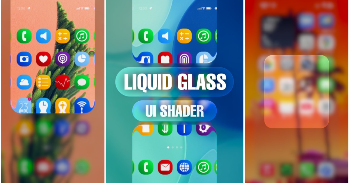 Liquid Glass & Blur UI Shader - Mobile/Desktop | GUI Tools | Unity ...