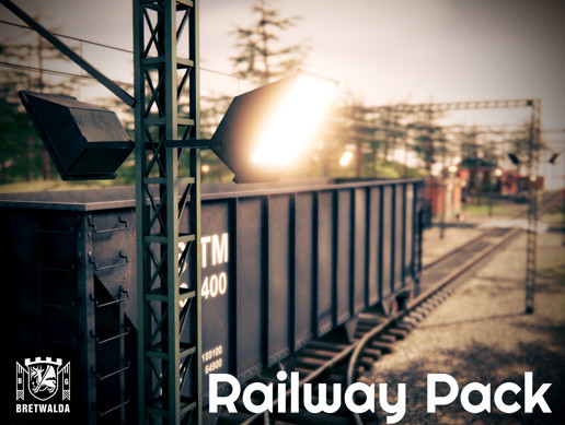 Railway Pack | 3D Industrial | Unity Asset Store