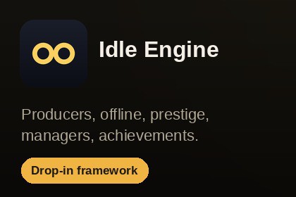 Idle Engine - Incremental Game Framework