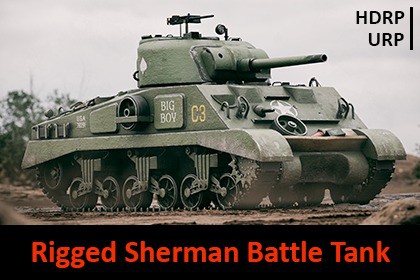 Tank Rigged Sherman M4A2