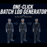 One-click Batch LOD Generator