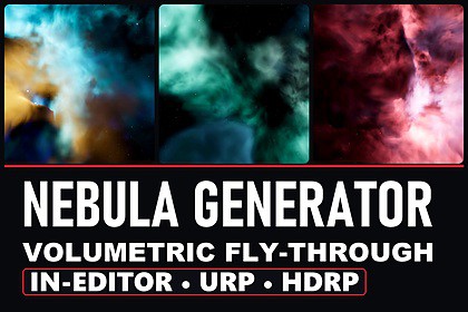 Volumetric Nebula Generator – Fly-Through 3D Space Nebulae (URP & HDRP)