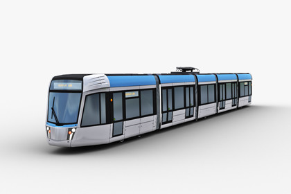 Low Poly Tram 30