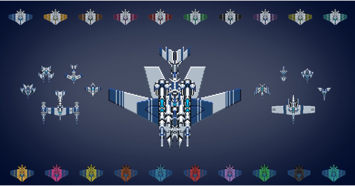 Pixel Space Shooter - HUMANS | 2D Characters | Unity Asset Store
