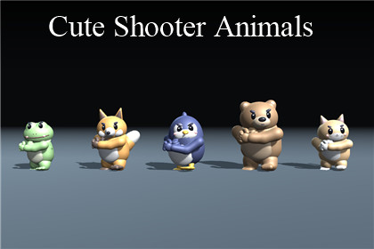 Cute Shooter Animals – 28 Animated Characters by Jokhio Interactive
