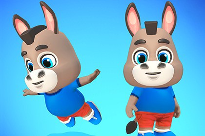 Donkey Mule Animated