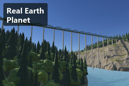 Real Earth Planet - Real-World Terrain, Roads & Railways Generator