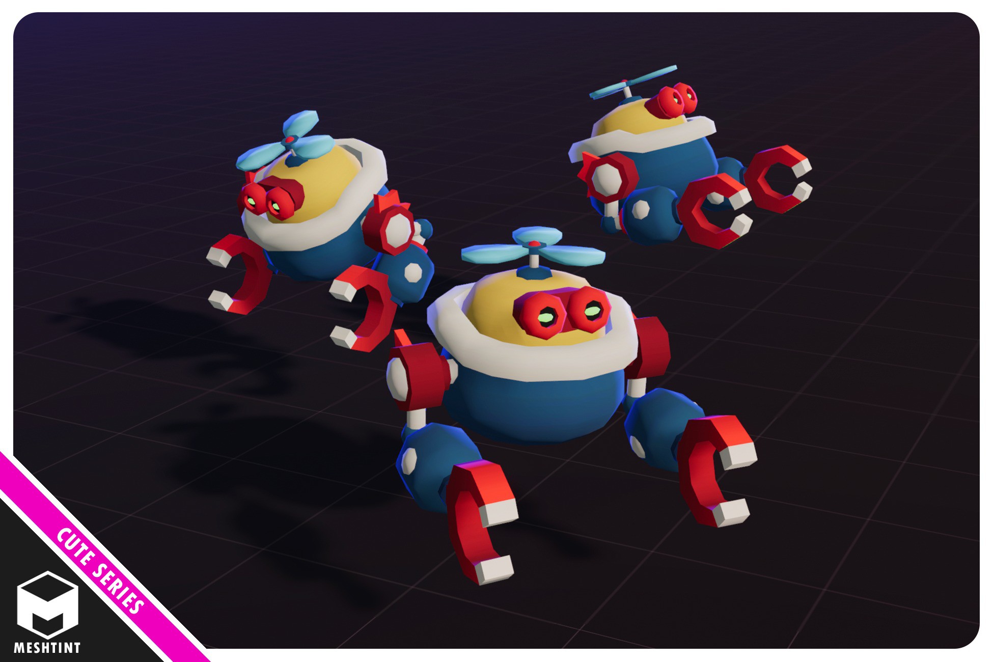 Alien Skye Cute Series | 3D Robots | Unity Asset Store