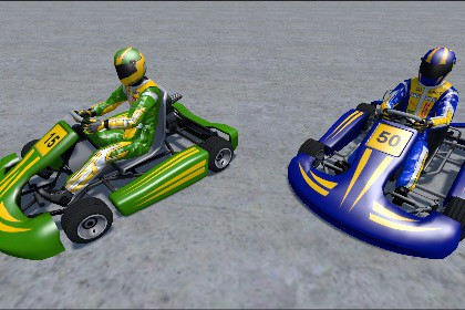 2 Low Poly Karts With Player Pack 10