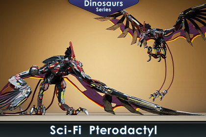 Sci-Fi Pterodactyl