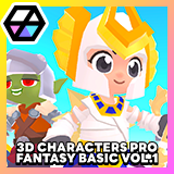 3D Characters Pro - Fantasy Basic Vol.1