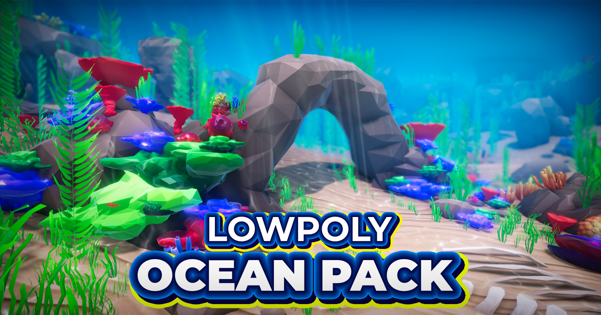 Poly Style Low Poly Ocean Pack | 3D Landscapes | Unity Asset Store