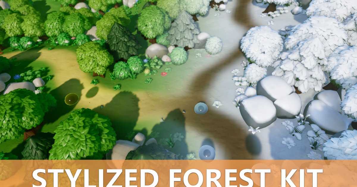 Stylized Forest Kit | 3D Environments | Unity Asset Store