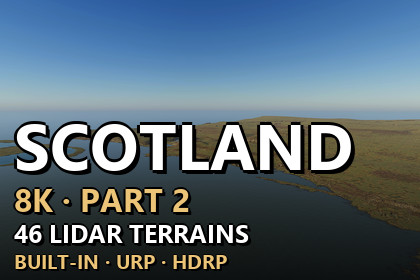 Scotland Real-World LIDAR Terrains 8K - Part 2