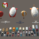Low Poly Vehicle Pack 02