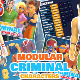 Stylized Criminal Characters Pack