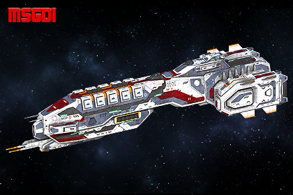Spaceship Stiletto Cruiser