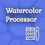 Leadwort Watercolor Image Processor