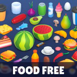 Food FREE - Low Poly 3D Models Pack