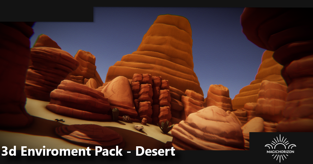3D Enviroment Pack - Desert | 3D 풍경 | Unity Asset Store