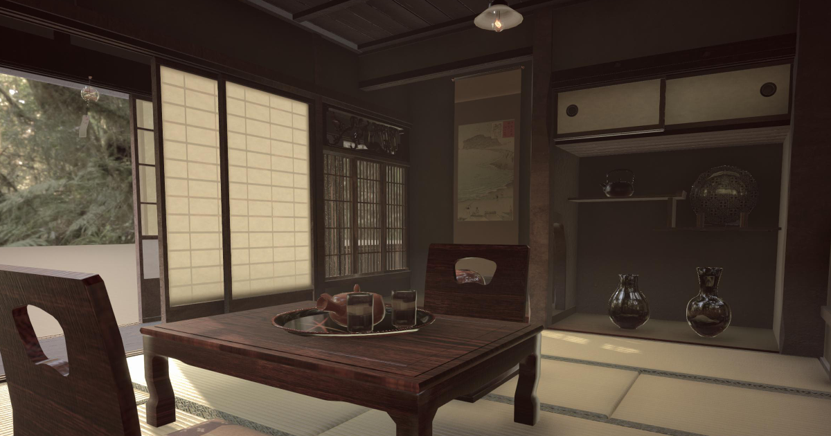 Modular Japanese style house | 3D 歴史的建造物 | Unity Asset Store