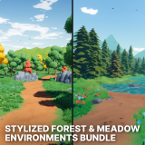 Stylized Forest & Meadow Environments Bundle